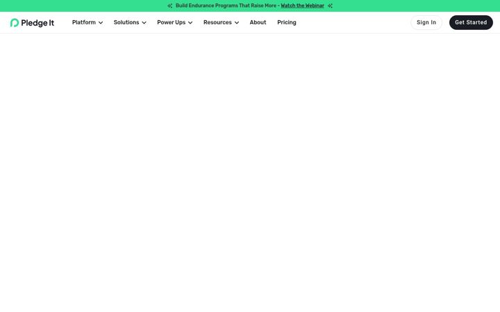Screenshot of pledgeit.org