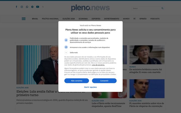 Captura de pantalla de pleno.news