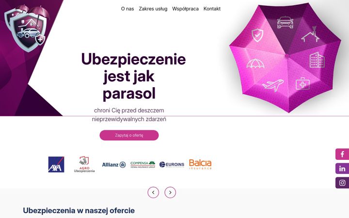 Screenshot stránky plesiak.pl