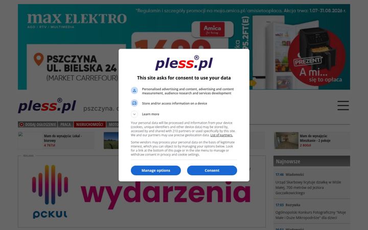 Screenshot of pless.pl