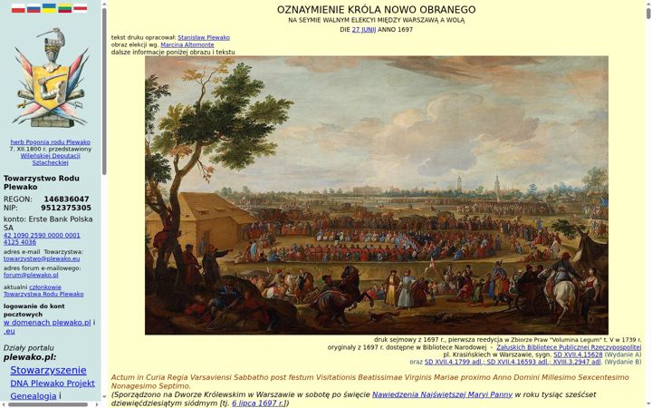 Screenshot of plewako.pl