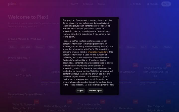 Screenshot of plexvideos.com