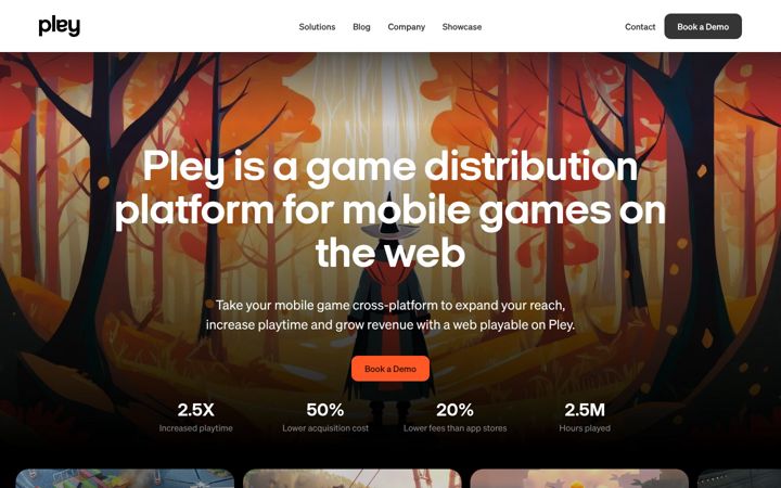 Screenshot of pley.com