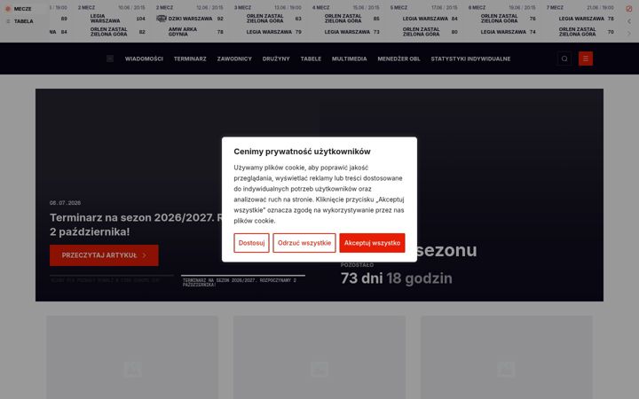 Screenshot of plk.pl