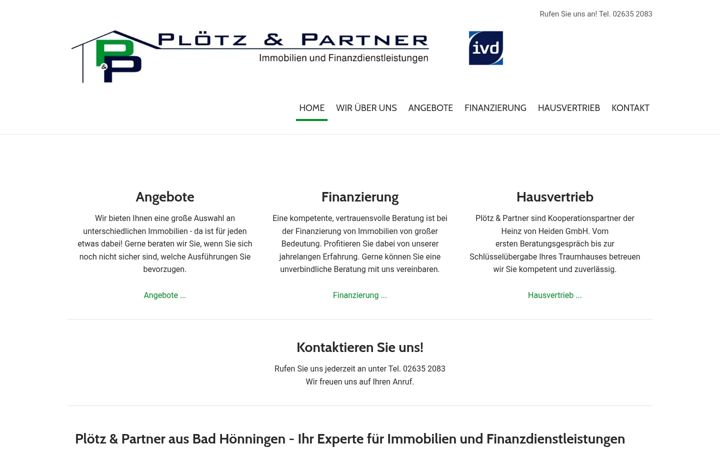 Screenshot ta' ploetz-partner-immobilien.de