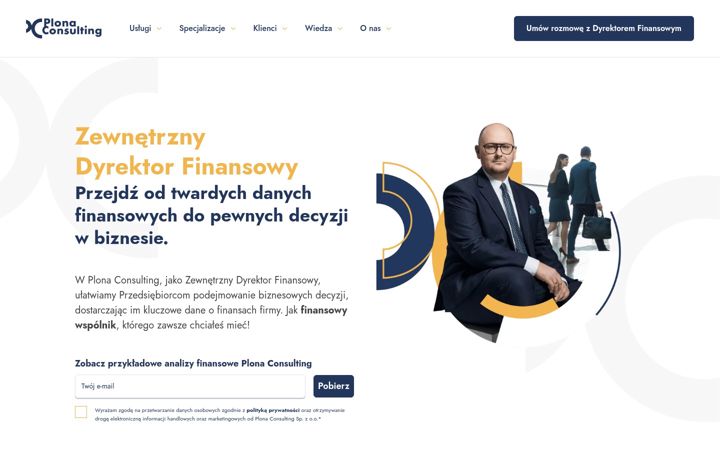 Skärmbild av plonaconsulting.pl