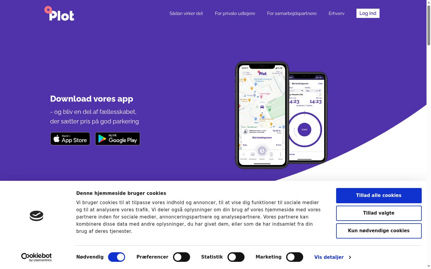 Capture d'écran de la bannière de consentement affichée avant toute interaction
