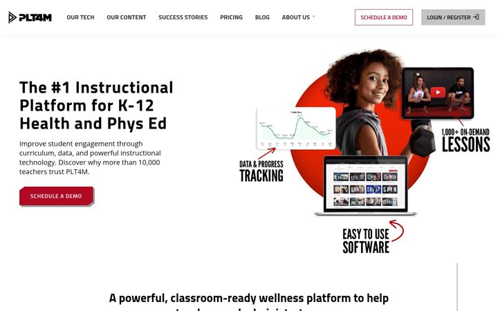 Screenshot of plt4m.com