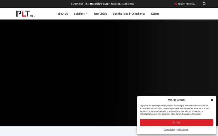 Screenshot of pltpro.com