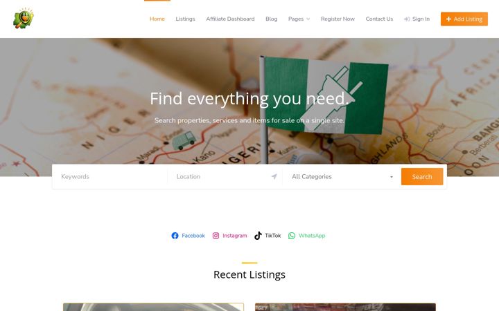 Captură de ecran a pluglisting.com