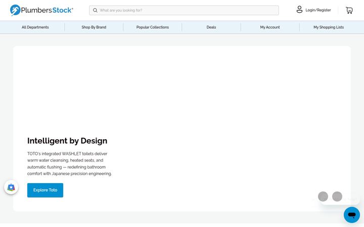 Screenshot of plumbersstock.com