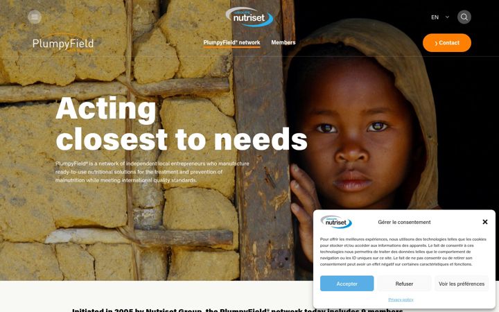Screenshot of plumpyfield.com