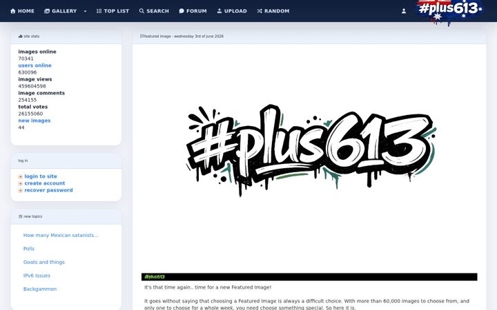 Screenshot of plus613.net
