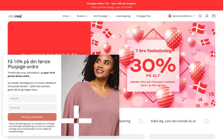 Ekrānuzņēmums no pluspige.dk