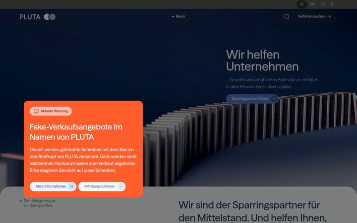 Screenshot of pluta.net