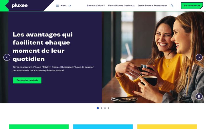 Screenshot of pluxee.fr