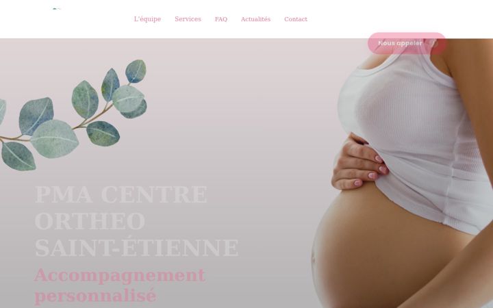 Screenshot of pmainfertilitesaintetienne.com