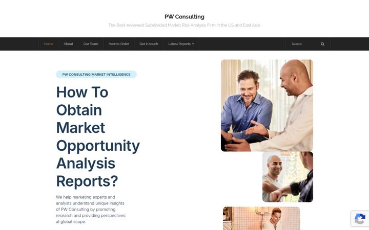 Screenshot of pmarketresearch.com