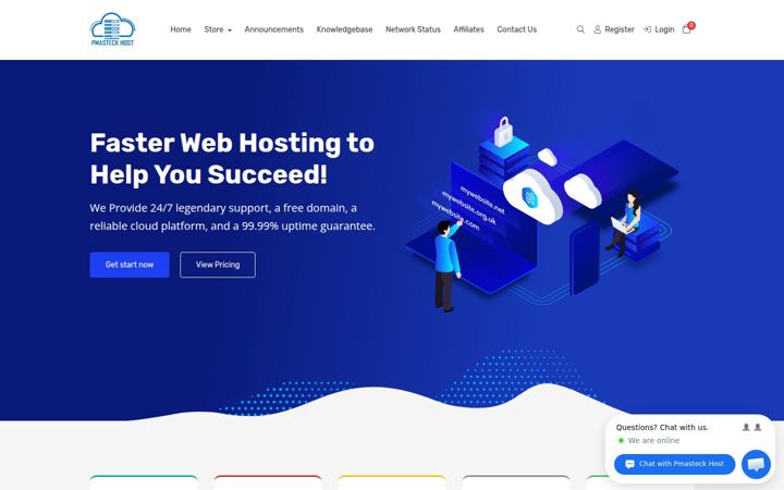 Screenshot of pmasteck.com