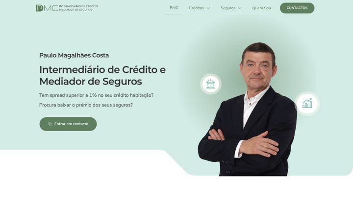 Snímek obrazovky pmc-intermediariocredito.pt
