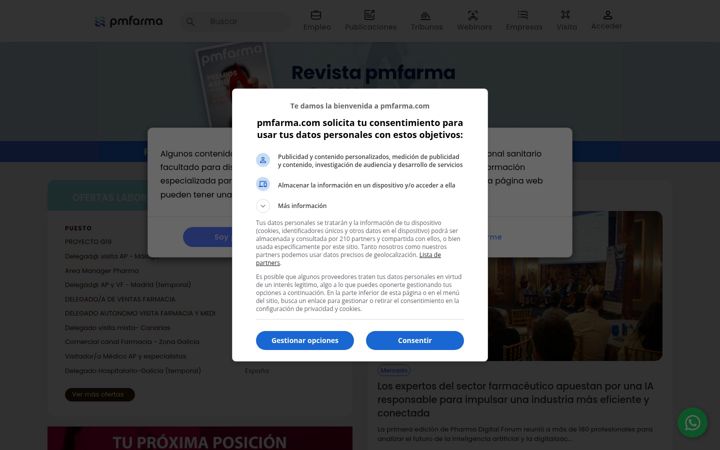 Screenshot of pmfarma.com