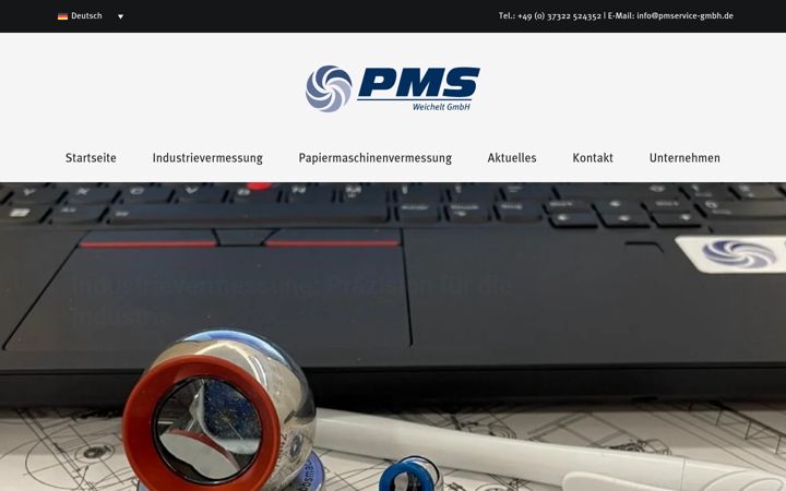 Screenshot of pmservice-gmbh.de