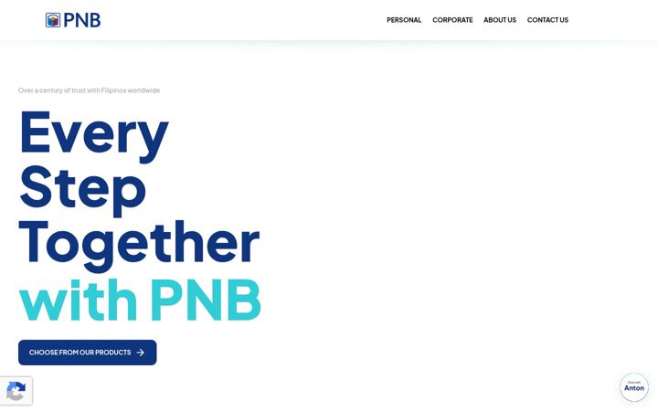 Screenshot of pnb.com.ph