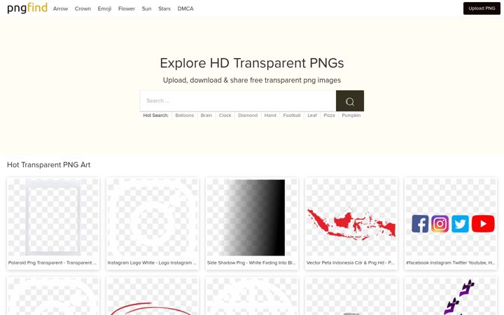 Screenshot of pngfind.com