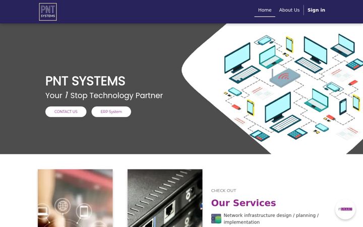Screenshot of pntsystems.my