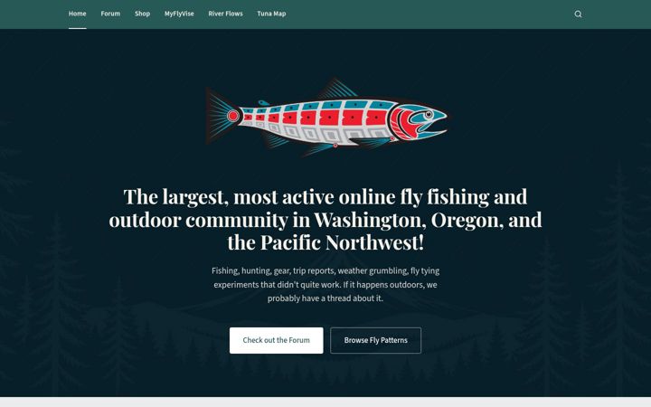 Screenshot του pnwflyfishing.com