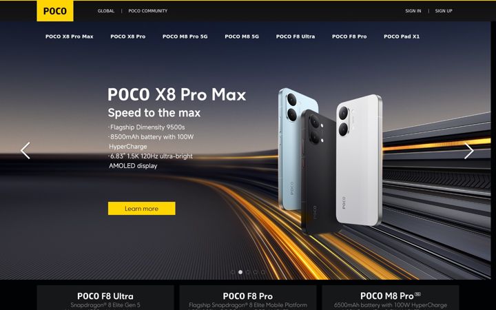 Screenshot von po.co