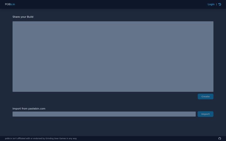 Screenshot of pobb.in