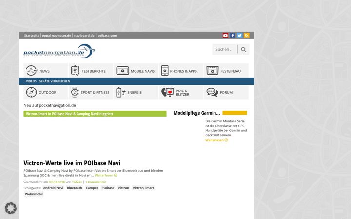 Screenshot του pocketnavigation.de