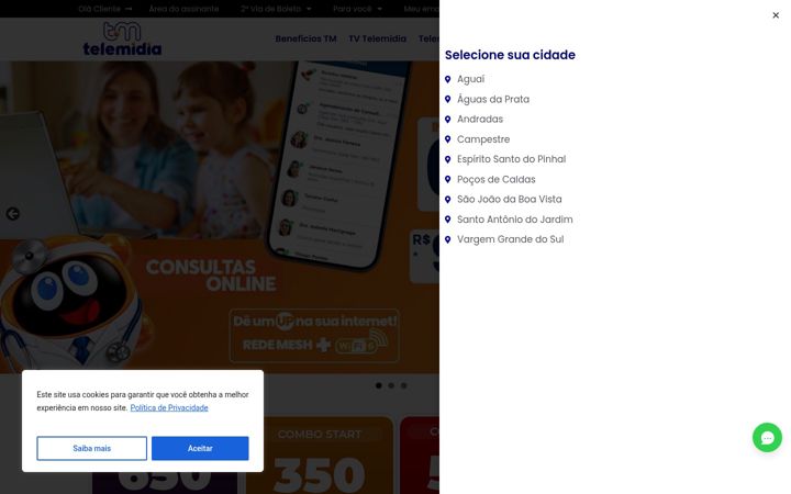 Screenshot of pocos-net.com.br