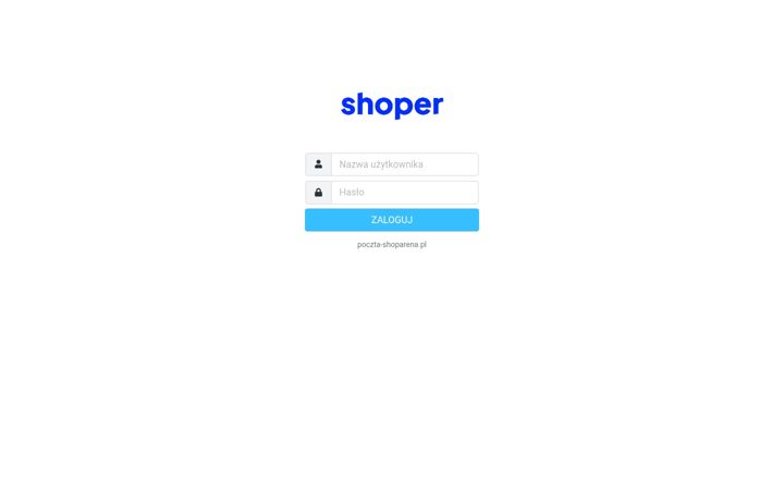 Screenshot of poczta-shoparena.pl