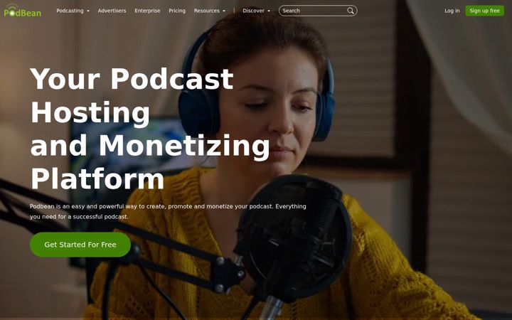 Ekrānuzņēmums no podbean.com