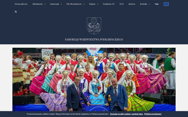 Screenshot of podkarpackie.pl