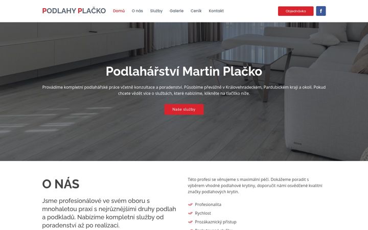 Екранна снимка на podlahy-placko.cz