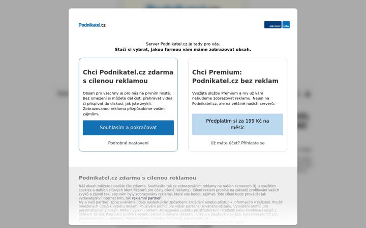 Screenshot of podnikatel.cz