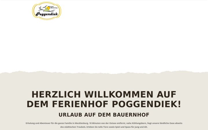 Screenshot of poggendiek.de