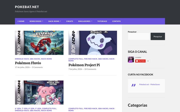 Screenshot of pokebat.net