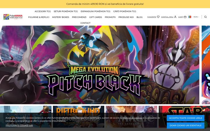 Screenshot of pokemania.ro