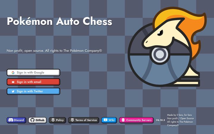 Screenshot of pokemon-auto-chess.com