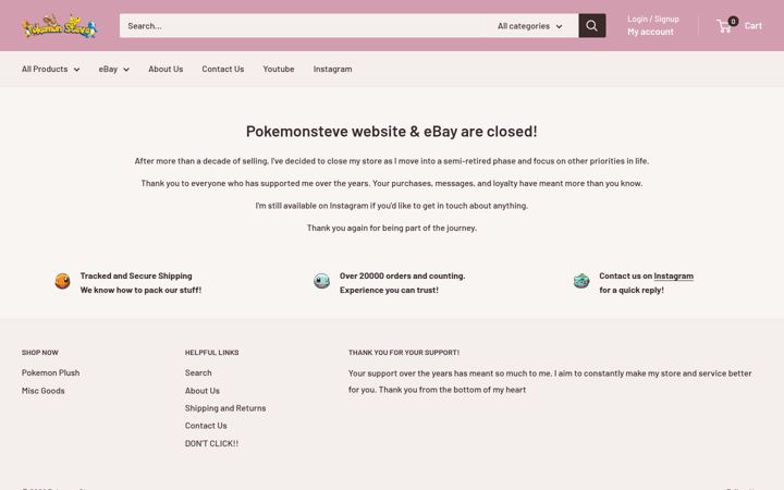 Screenshot of pokemonsteve.com