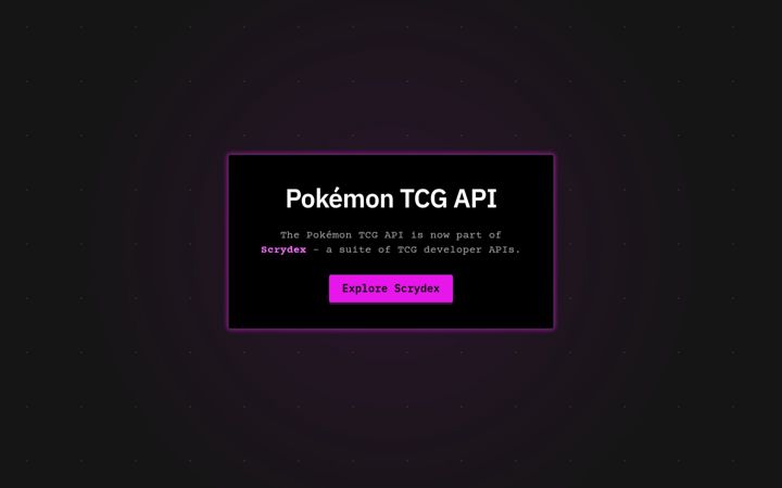 Képernyőkép: pokemontcg.io