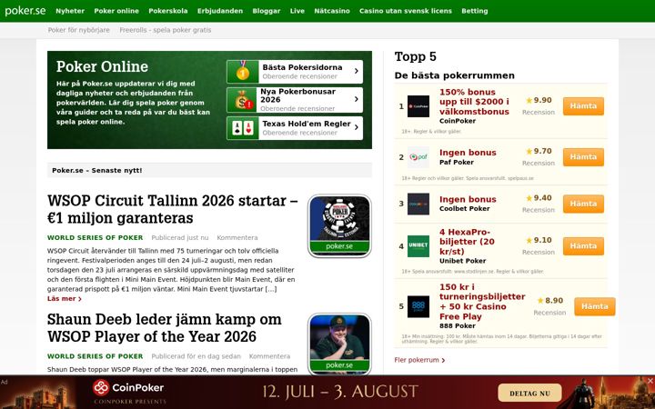 Képernyőkép: poker.se