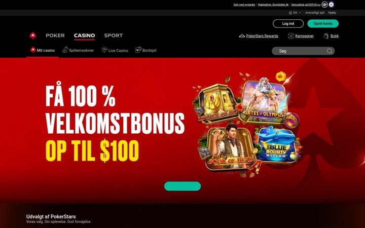 Snimka zaslona za pokerstarscasino.com