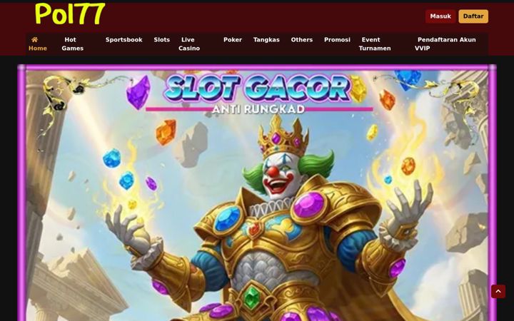 Screenshot of pol77.net