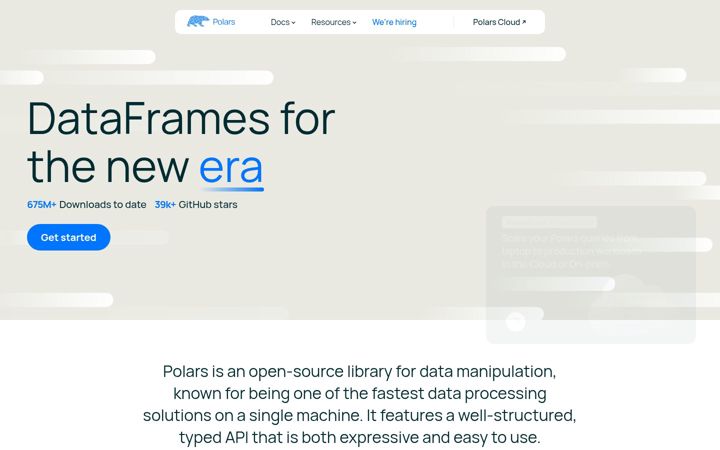 Screenshot of pola.rs