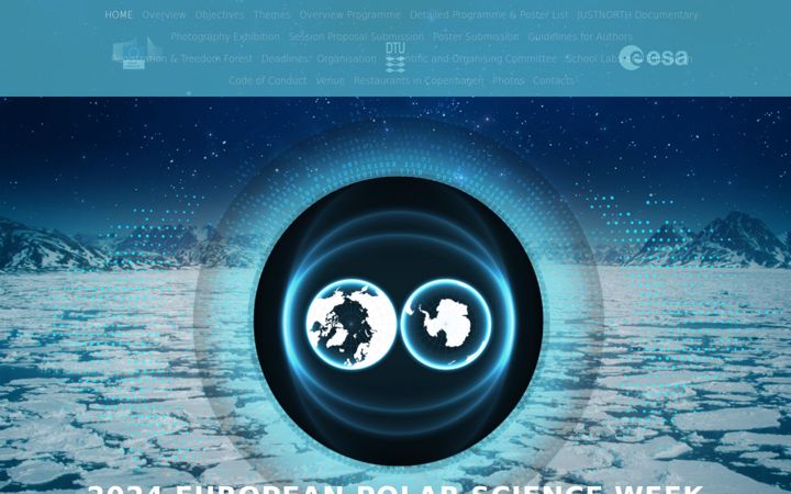 Captura de ecrã de polar-science-week.eu